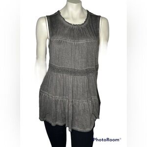 Kellparker Gray Tank Top Blouse